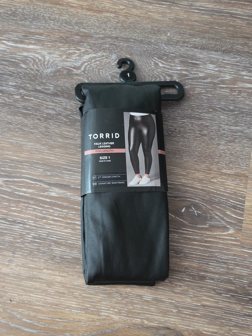 torrid Faux Leather Leggings in Black